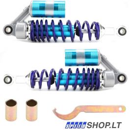 Universalūs reguliuojami moto amortizatoriai